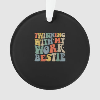 Twinning met mijn werk Bestie Spirit Week Best Fir Ornament