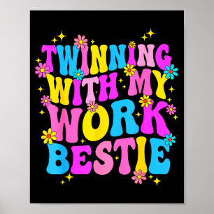 Twinning Met Mijn Werk Ie Srit Week Vriend Tweelin Poster