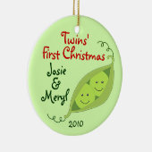 Twinns Eerste Kerstmis Gepersonaliseerd Ornament (Rechts)