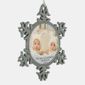 TWINS 1e kerst FOTO Ornament Eerste (Links)