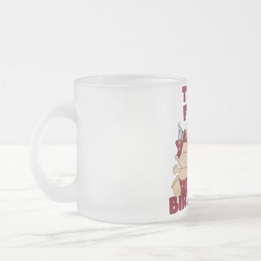 Twins 1e Verjaardag Jongen/Meisje T-shirts en Gift Matglas Koffiemok (Links)