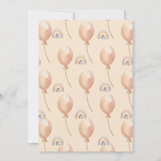 Twins 1e Verjaardag Waterverf Teddy Bears Kaart (Achterkant)