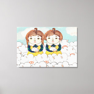 Twins 2013 canvas afdruk
