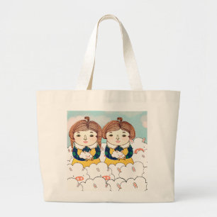 Twins 2013 grote tote bag