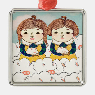 Twins 2013 metalen ornament