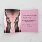 Twins Angel Verjaardag groet Feestdagen Kaart (Binnen)