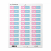 Twins Athletic 01 1e verluisterdag Etiket (Full Sheet)