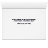 Twins Babies Names 1st Paashes Bunny Painting (Binenzijde Horizontaal (Onderkant))