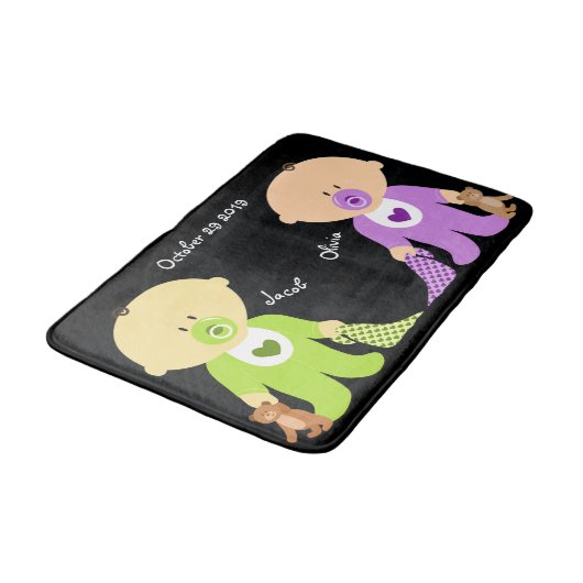 Twins Baby Bath Mat (Gekanteld)