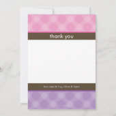 TWINS BABY BEDANKT :: harmonie 4P (Achterkant)