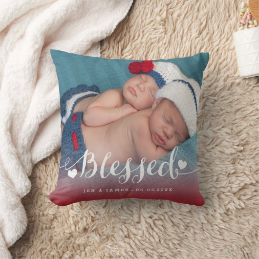 Twins Baby Birth Photo Keepomwille Pillow Kussen (Deken)