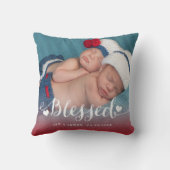 Twins Baby Birth Photo Keepomwille Pillow Kussen (Achterkant)
