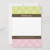 TWINS BABY DANK U :: harmonie 2P Aankondiging (Achterkant)