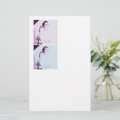 Twins Baby kondiging Briefpapier (Staand voorkant)