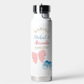 Twins Baby naamsvermelding Waterfles (Links)