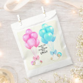 Twins Baby shower Bedankzakje (Geknipt)