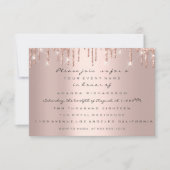 Twins Baby shower Feet Roos drijft meisjes Kaart (Voorkant)