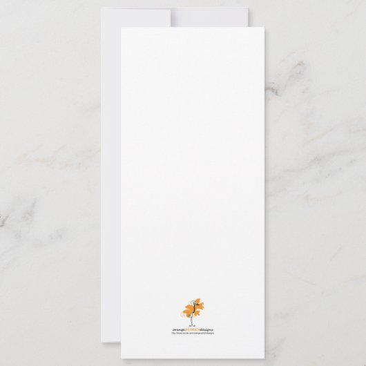 Twins Baby shower Invitation - Baby Wiegjes Kaart (Achterkant)