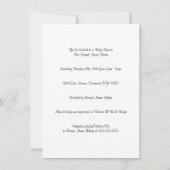 Twins Baby shower Invitation Twin Boys Kaart (Achterkant)