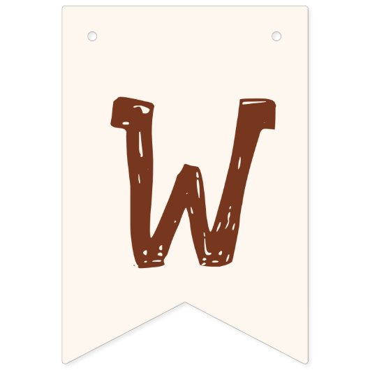 Twins Baby shower Schattige Monkey Double Trouble Vlaggetjes (Tweede vlag)