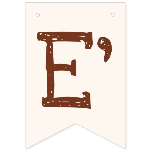 Twins Baby shower Schattige Monkey Double Trouble Vlaggetjes (Derde vlag)