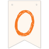 Twins Baby shower Schattige Monkey Double Trouble Vlaggetjes (Derde vlag)