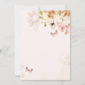 TWINS Baby shower Uitnodiging, Tuin Baby shower Kaart (Achterkant)