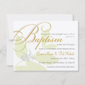 Twins Baptism Invitation Kaart (Voorkant)