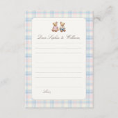 Twins Beary First Time Capsule Card Kaart (Voorkant)