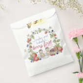 Twins Berry First 1st Birthday Party  Bedankzakje (Gezegeld)
