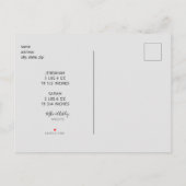 Twins Black and White Photo Birth Announding Aankondigingskaart (Achterkant)