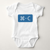 Twins Blue Command - C 'Copy'-Shirt Romper (Voorkant)