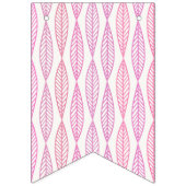 Twins Blue Pink Baby shower Bunting Flags Vlaggetjes (Tweede vlag)