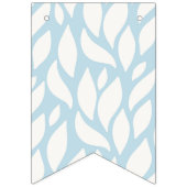 Twins Blue Pink Baby shower Bunting Flags Vlaggetjes (Eerste vlag)