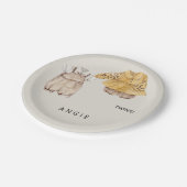 Twins Boho Baby shower Welkom Papieren Bordje (Gekanteld)