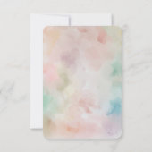 Twins Boy and Girl Baby shower Invitation Kaart (Achterkant)