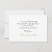 Twins Boy en Girl bedankt je briefkaart (Achterkant)