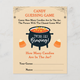 Twins Brouwen Halloween Snoep Guessing Game