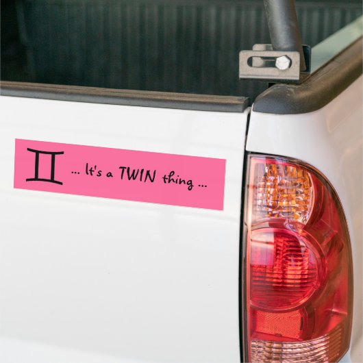TWINS BUMPERSTICKER (Op Truck)