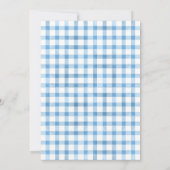 Twins Bunny Verjaardagsfeestje voor Baby Boys Kaart (Achterkant)