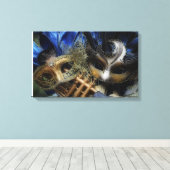 Twins Canvas Afdruk (Insitu (Houten vloer))