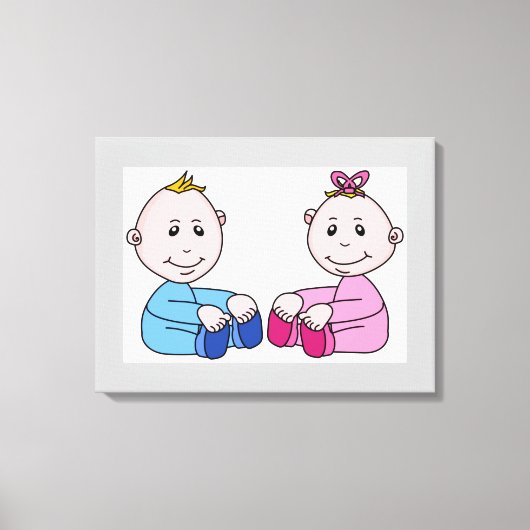 TWINS CANVAS AFDRUK (Voorkant)