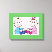 TWINS CANVAS AFDRUK (Voorkant)