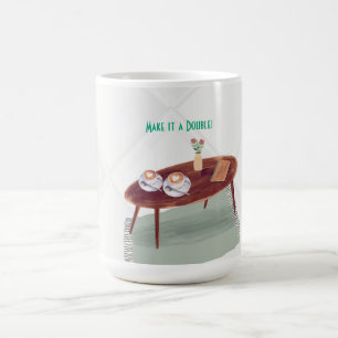 Twins Coffee Theme Baby shower - Maak er een dubbe Koffiemok
