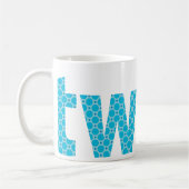 TWINS COLLECTIE - jongens {aqua} Koffiemok (Links)