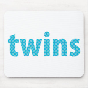 TWINS COLLECTIE - jongens {aqua} Muismat