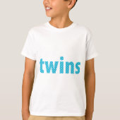 TWINS COLLECTIE - jongens {aqua} T-shirt (Voorkant)