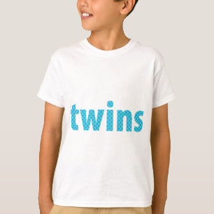 TWINS COLLECTIE - jongens {aqua} T-shirt