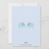 Twins Custom Foto Happy Moederdag Feestdagenkaart (Achterkant)