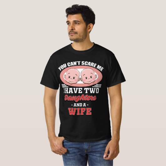 Twins dad t-shirt (Voorkant volledig)